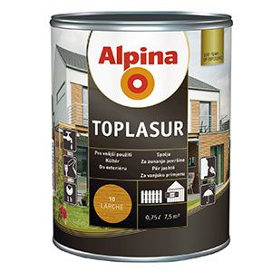 Alpina Toplasur 10 Larche - modřín 0,75L