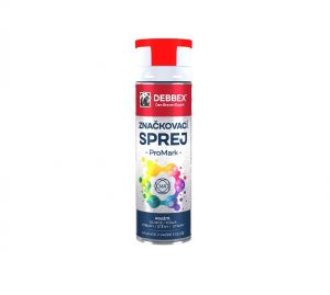 DEBBEX Značkovací sprej PROMARK 500ml/červená