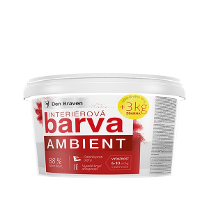 DEN BRAVEN Barva AMBIENT 7,5kg (bílá/běl.88%)